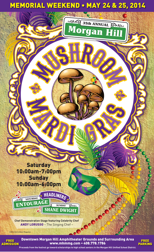 Mushroom Mardi Gras Hill Life