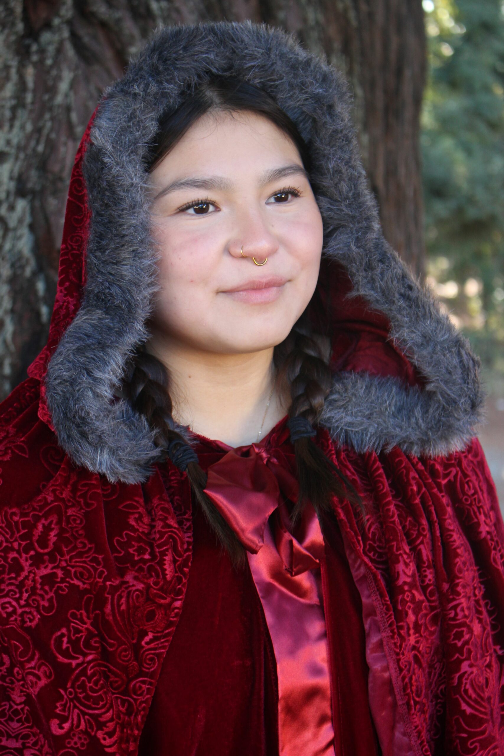 Bella Sol Padilla as "Little Red." Photo courtesy Mount Madonna School